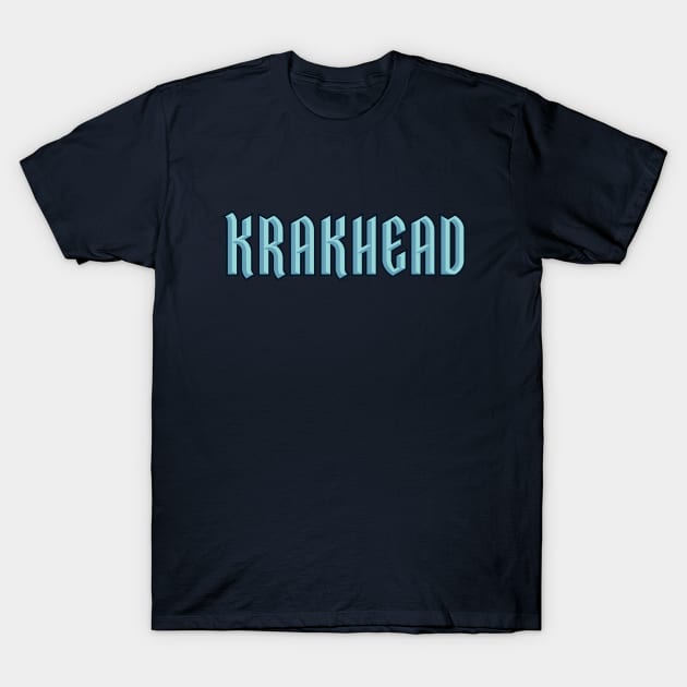 Krakhead - Navy T-Shirt by KFig21